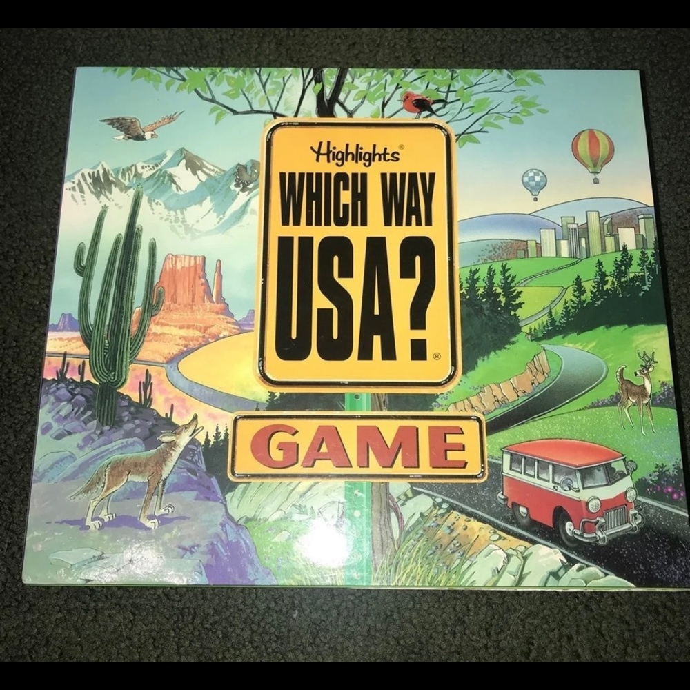 Which Way USA Board Game